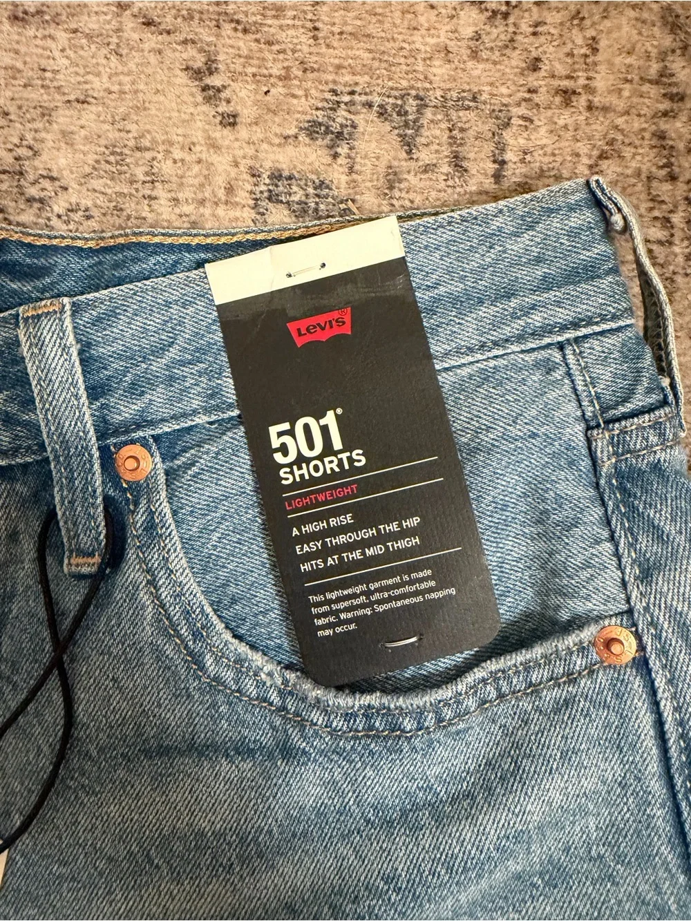 Levi’s 501 Mid-Thigh Fun Flare Shorts